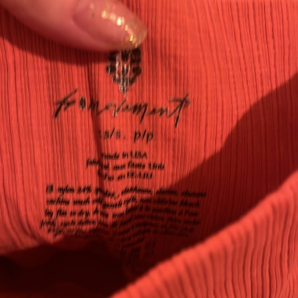 NWT 🌻 Free People Movement Good Karma Leggings in Xs/ S in Pomelo - Picture 4 of 7